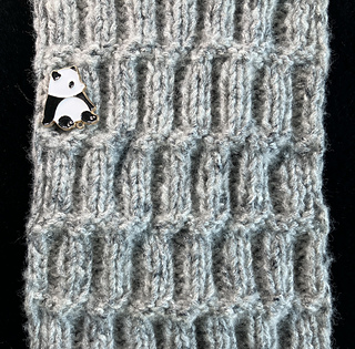 Other side of scarf