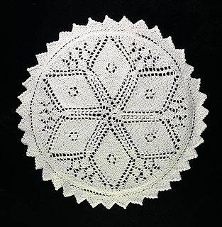 Wrong side with edging attached