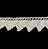 Front side of blocked edging