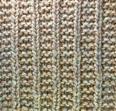 Detail of St. Claire stitch pattern