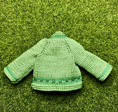 Back of cotton sweater