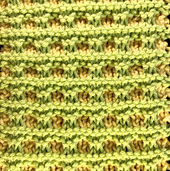 Detail of swatch - blocked