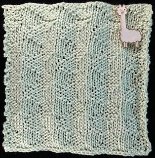 Different swatch knit with #10 crochet thread and blocked