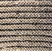 4-row Garter Ribbing is reversible.