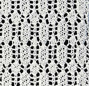 Detail of Oval and Diamond Lace