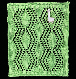 Wrong side of 2-repeat swatch