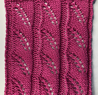 Right side of swatch