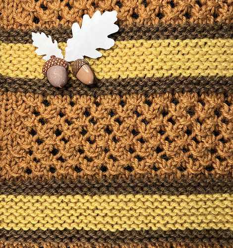 Baby Acorns and Stripes