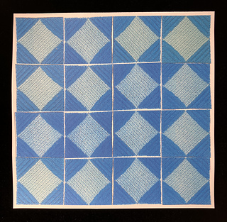 I used a photocopier to show how the block would look in an afghan.
