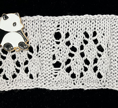 Original pattern with uneven yarn overs