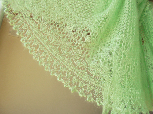 Square Shawl of Mohair モヘアの四角ショール 다른 모습 3