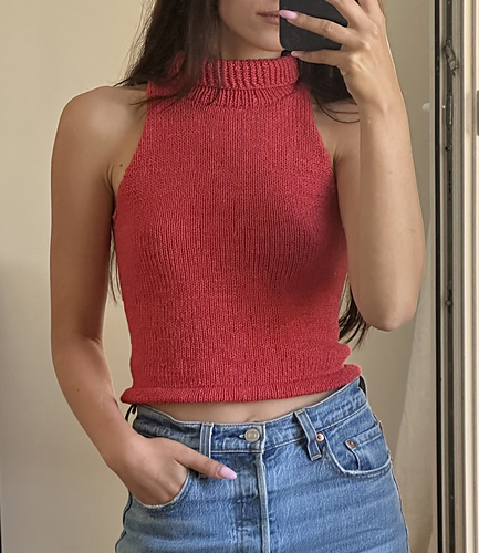 High Neck Halter Top / Halter Tank