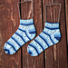 Toes Up Vanilla Socks pattern 