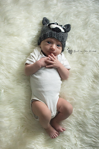 Little Rascal Raccoon Beanie photo 3