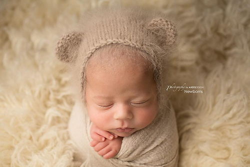 Angora Bear Bonnet photo 6
