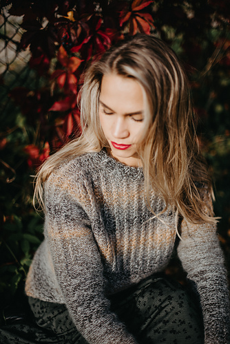 Iskaldstykke-genser - Zanete Knits