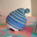 Tiny slouchy striped hat pattern 