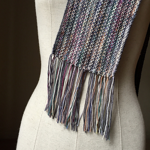Free & Fab Linen Stitch Scarf : r/knitting